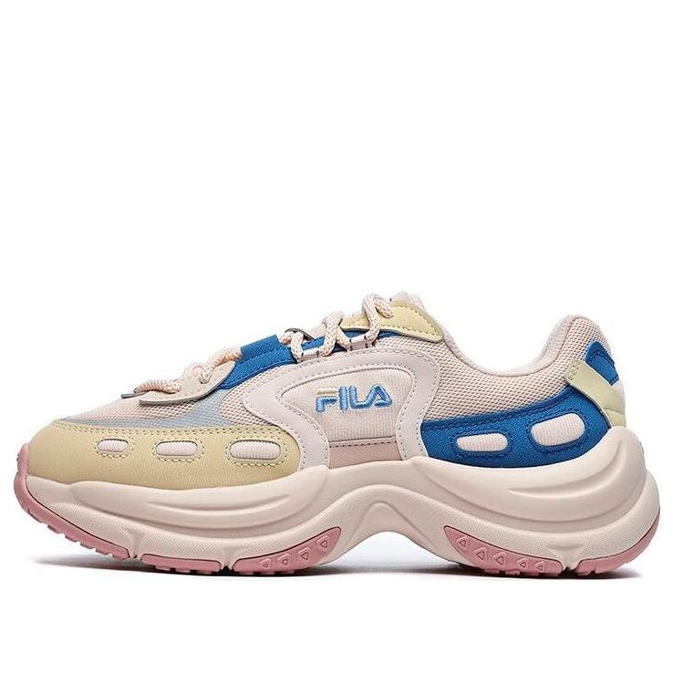 (WMNS) FILA Arch Sneakers 'Pink Blue Yellow' F12W241118FWS