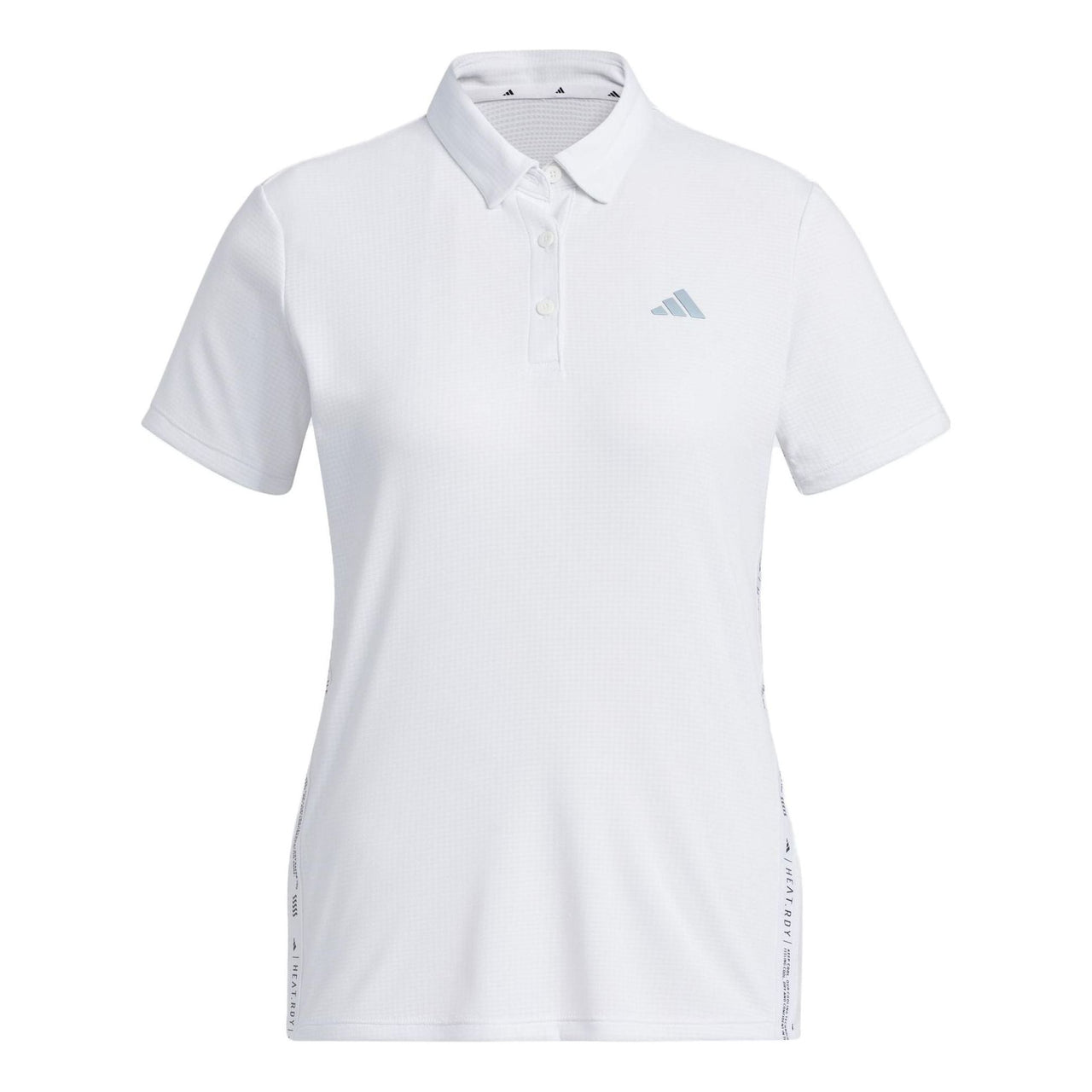 (WMNS) adidas HEAT.RDY Polo Shirt 'White' HT0036