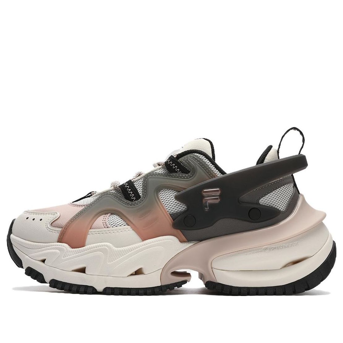 (WMNS) FILA FUSION ARMOUR Sneakers 'White Pink Grey' T12W341107FGC