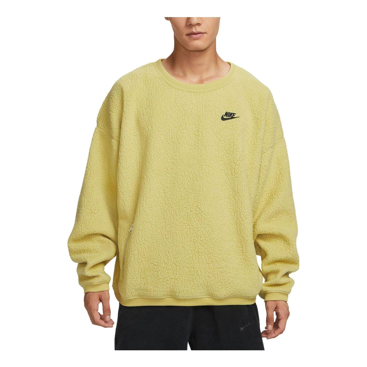 Nike Club Fleece Winterized Crewneck 'Light Golden' FB8379-720