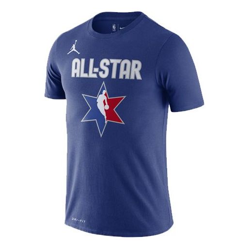 Nike NBA ALL-STAR NBA2020 DRI-FIT Short Sleeve Men's Blue BV9193-497