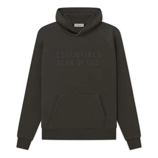 Fear of God Essentials SS23 Hoodie 'Off Black' FOG-SS23-006