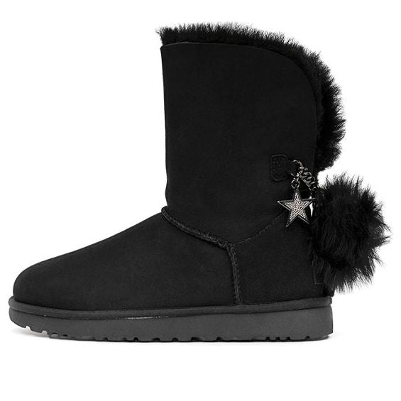 (WMNS) UGG Classic Bling Charm Boot 'Black' 1095717-BLK