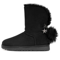 (WMNS) UGG Classic Bling Charm Boot 'Black' 1095717-BLK