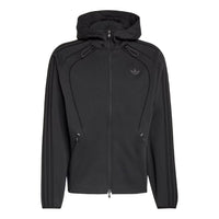 adidas Spacer Teamgeist 26 Cutline Fullzip Hoodie Asia Sizing 'Black' KT4423