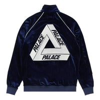 Palace X Elton John SS22 Velour Track Jacket 'Navy' P21CS258