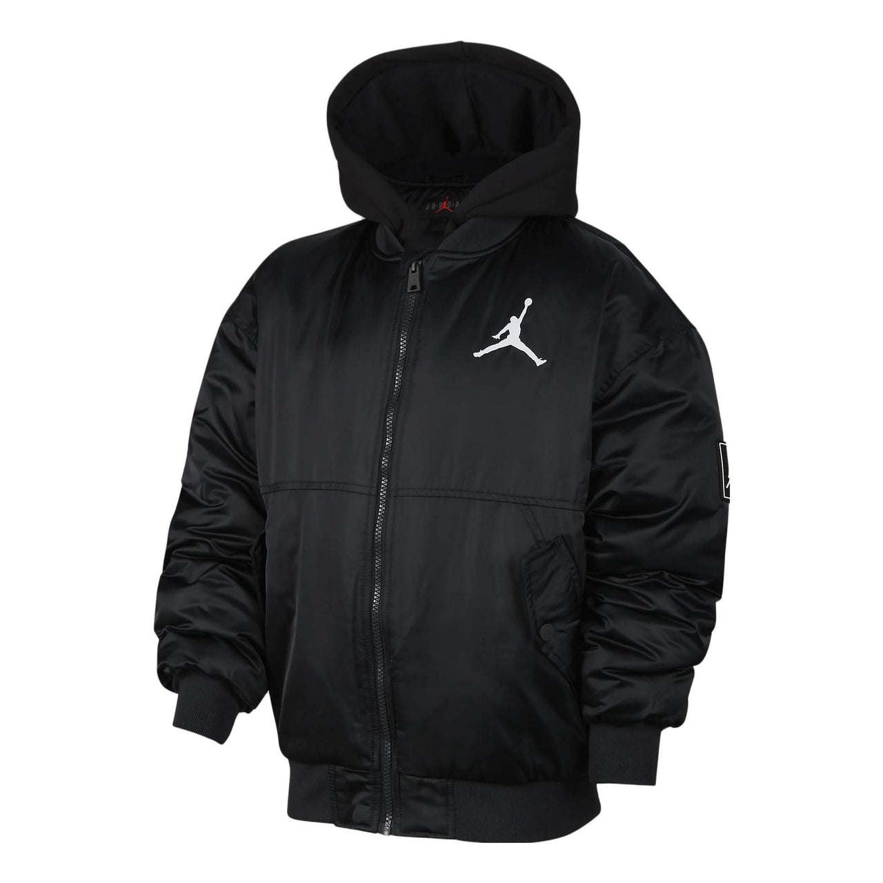 (GS) Air Jordan Logo Jacket 'Black' FV2632-010