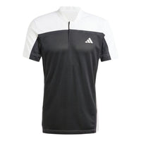 adidas Tennis HEAT.RDY Pro FreeLift Henley Polo Shirt Asia Sizing 'Black White' IS8970