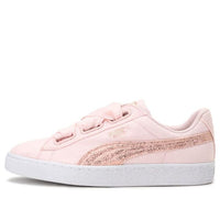 (WMNS) PUMA Basket Heart Canvas 'Pink' 366495-02