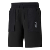 PUMA X First Mile Double Knit Cargo Shorts 'Black' 532343-01