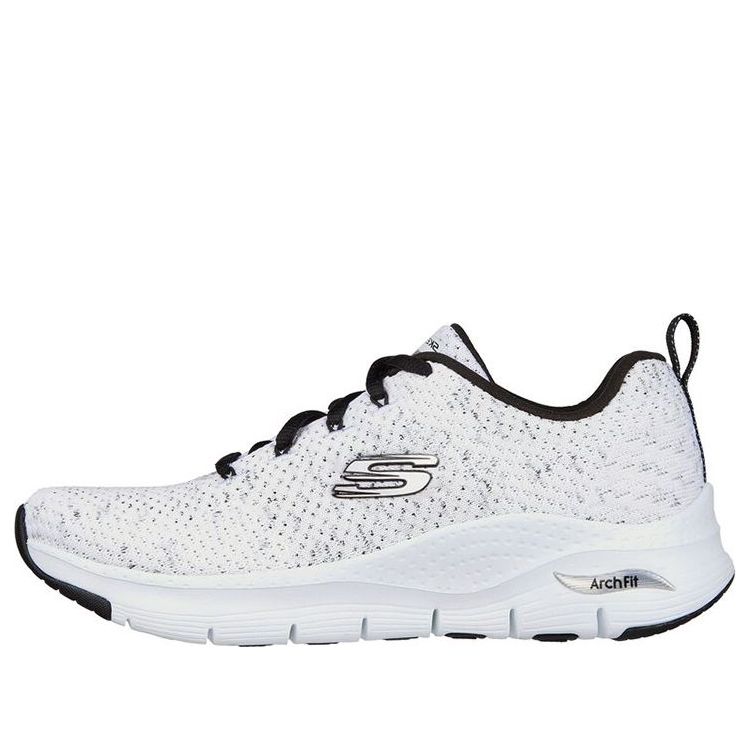 (WMNS) Skechers Arch Fit 'Glee For All - White Black' 149713-WBK