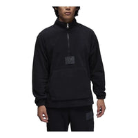 Air Jordan Essentials Winterized Fleece Half-Zip Sweaters 'Black' FD7864-010