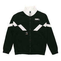 PUMA Logo Sports Stand Collar Jacket Black 531339-01