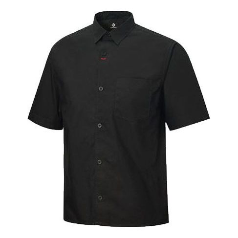 Converse Short Sleeve Pocket Shirt 'Black' 10021416-001