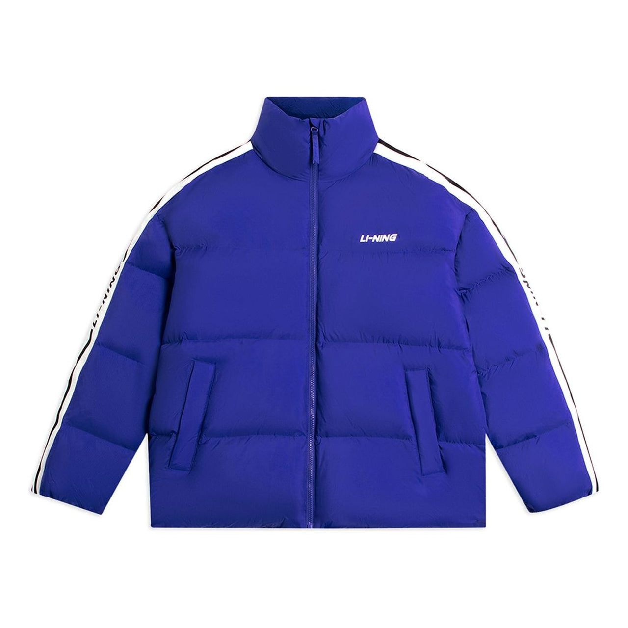 Li-Ning Graphic Short Down Jacket 'Blue' AYMS337-3
