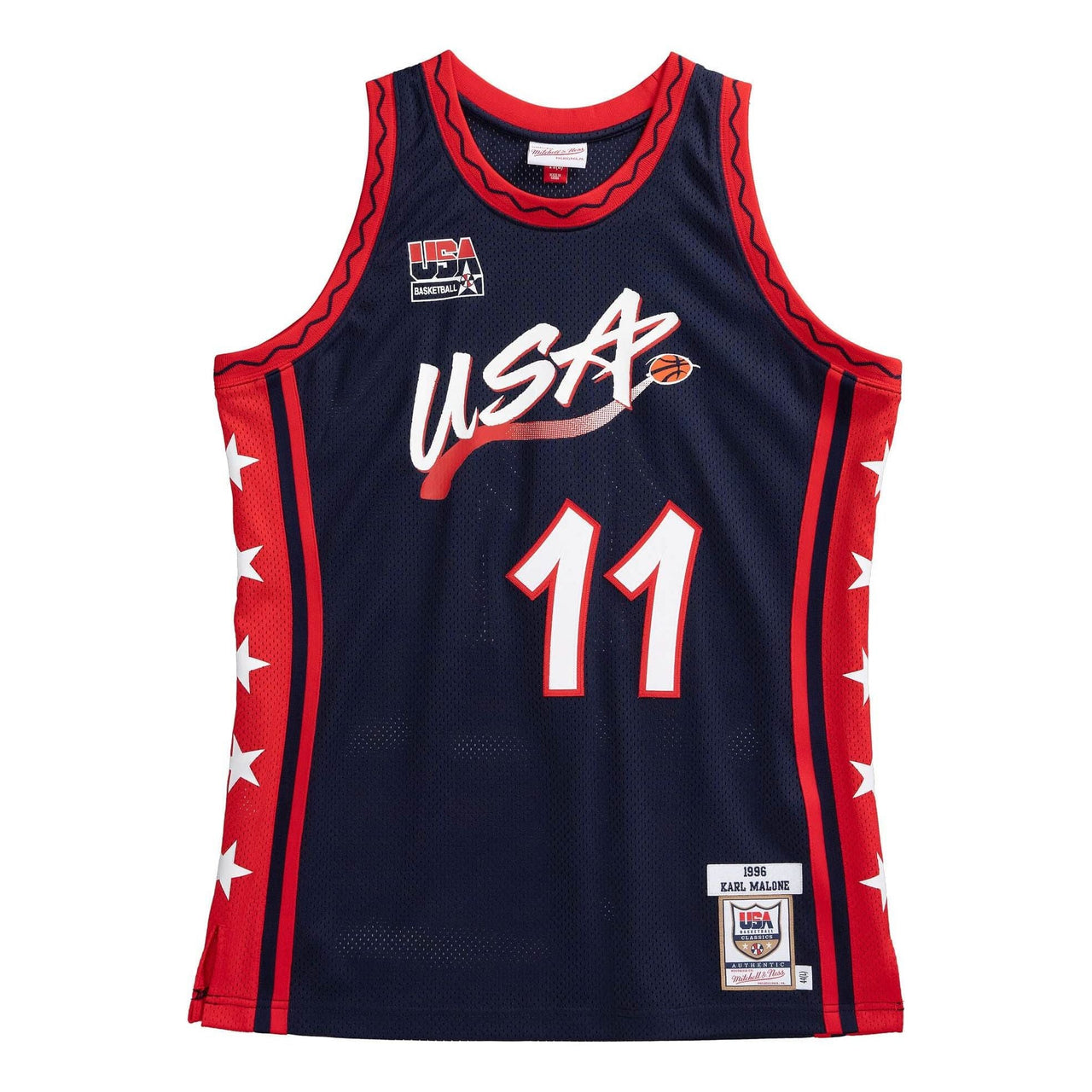 Mitchell & Ness Team USA 1996-97 Jerseys 'Karl Malone 11' AJY4SB19058-USANAVY96KMA