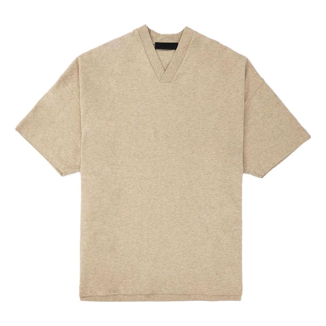 Fear of God Essentials FW23 V-Neck T-shirt 'Gold Heather' 125BT234113F