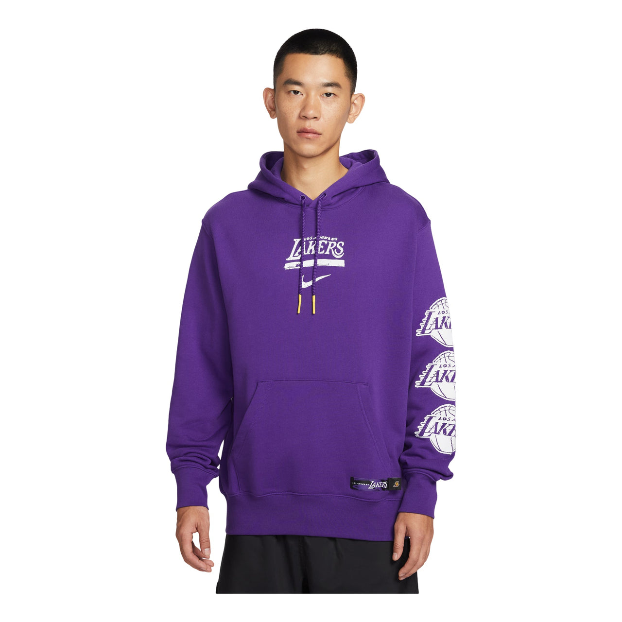 Nike NBA Club Los Angeles Lakers Courtside Premium Hoodie 'Field Purple' IB2303-504