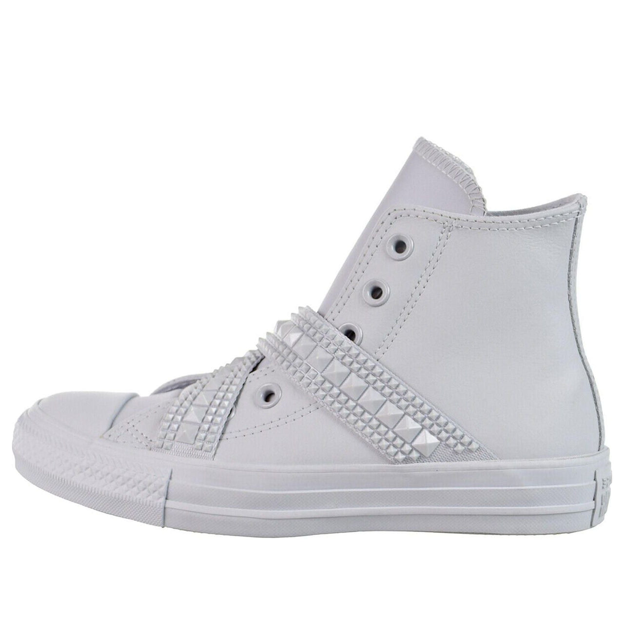 (WMNS) Converse Chuck Taylor All Star Punk Strap High Top 'Pure Platinum' 562431C