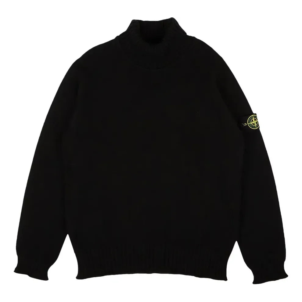 STONE ISLAND Turtleneck Sweater 'Black' 7715505A2-V0029