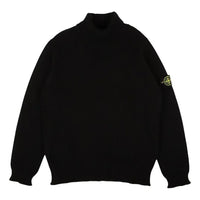 STONE ISLAND Turtleneck Sweater 'Black' 7715505A2-V0029