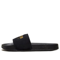 PUMA Leadcat Suede Slide 'Black Team Gold' 365758-01