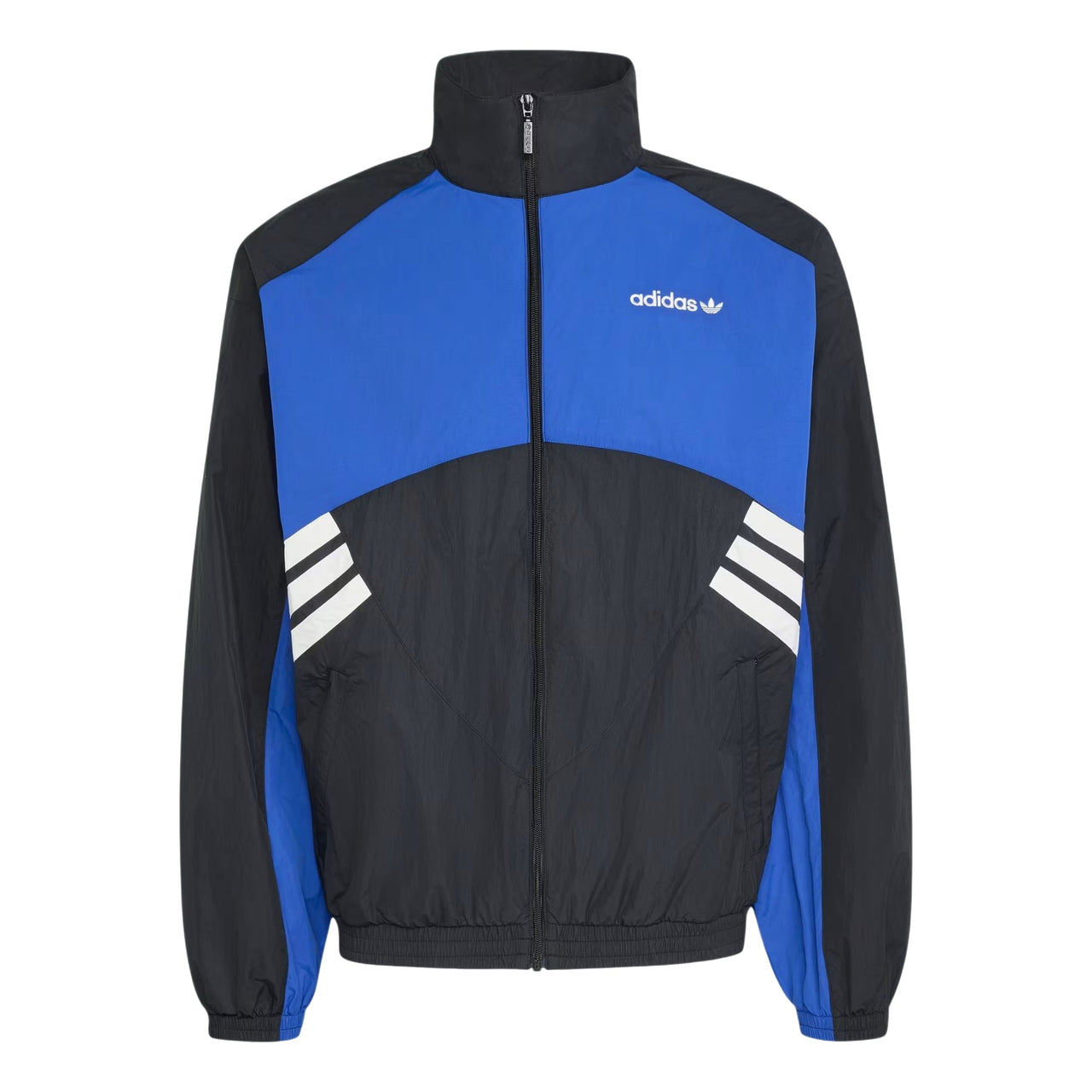 adidas Munich 93 Track Jacket Asia Sizing 'Black Royal Blue' KR7281