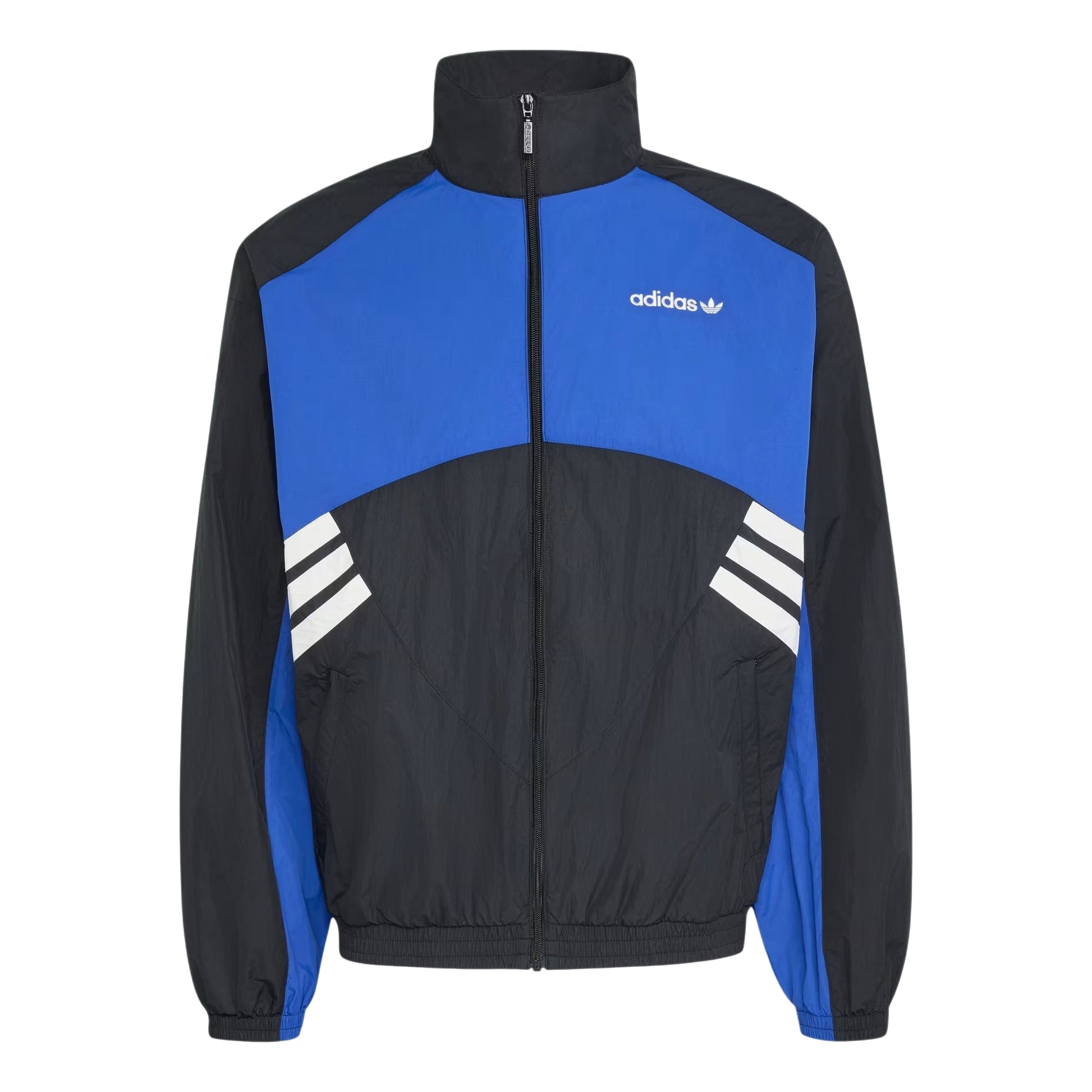 adidas Munich 93 Track Jacket Asia Sizing 'Black Royal Blue' KR7281