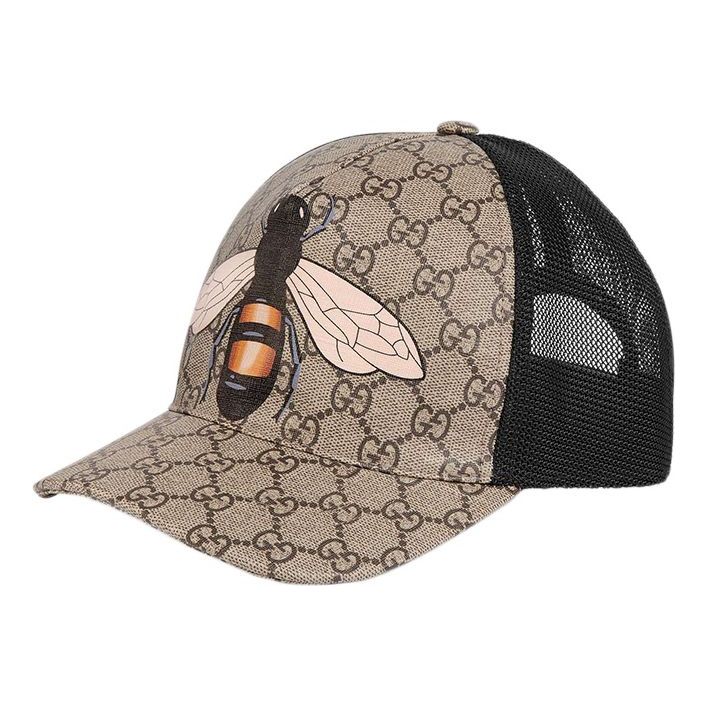 Gucci Bee GG Jacquard Baseball Cap 'Beige Brown' 426887-4HB12-2160