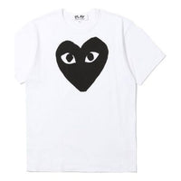 COMME des GARCONS PLAY Black Heart T-Shirt 'White' AZ-T070-051-1
