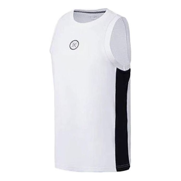 Li-Ning Way Of Wade Logo Basketball Jersey 'White Black' AAYS041-6