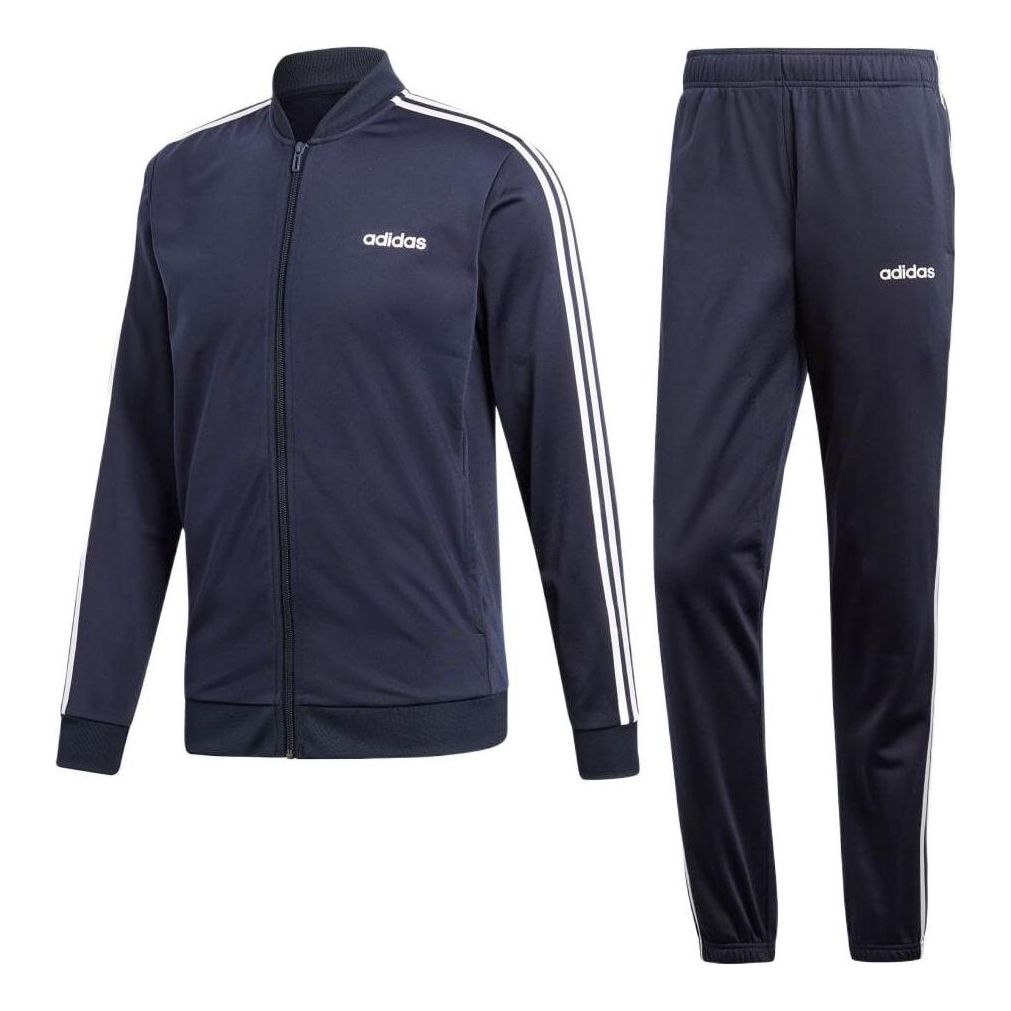 adidas 3-Stripes Track Suit Asia Sizing 'Blue' DV2468