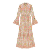 (WMNS) Gucci Floral Print Muslin Dress 'Pale Pink' 704251-ZAJAB-5713