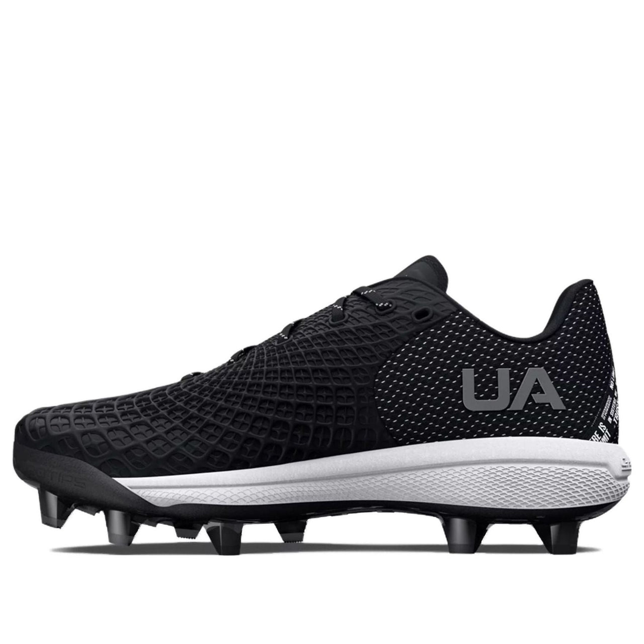 (WMNS) Under Armour Glyde 2 MT TPU Softball Cleats 'Black' 3026603-001