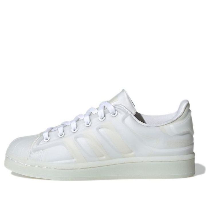 (GS) adidas originals Superstar Futureshell J 'All White' H00834