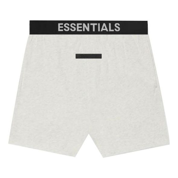Fear of God Essentials SS21 Lounge Short Light Heather Oatmeal FOG-SS21-606
