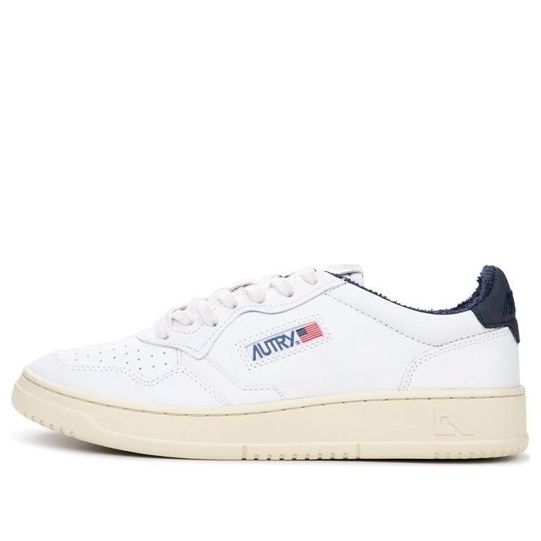 AUTRY Medalist Low Leather 'White Black' AULM-SP02