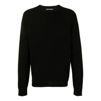 Palm Angels Curved Logo Sweater 'Black' PMHE027C99KNI0011001