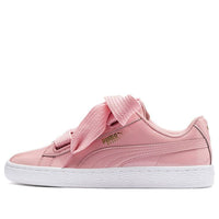 (WMNS) PUMA Basket Heart Patent Shoes Pink/White 363073-24