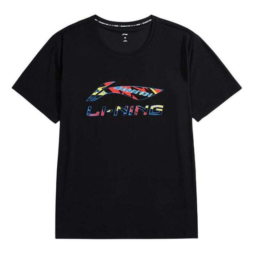 Li-Ning Classic Logo T-shirt 'Black' ATSU833-1