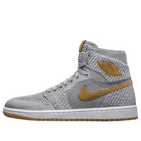 Air Jordan 1 Retro High OG Flyknit 'Wolf Grey' 919704-025