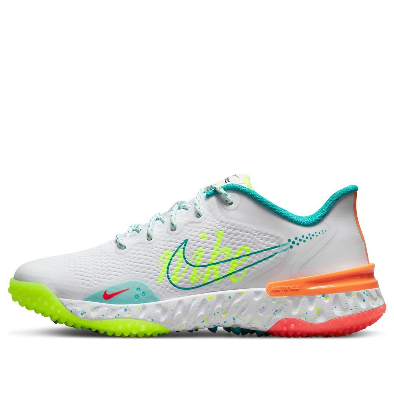 (WMNS) Nike Alpha Huarache Elite 3 Turf 'White Turbo Green' CU8403-102