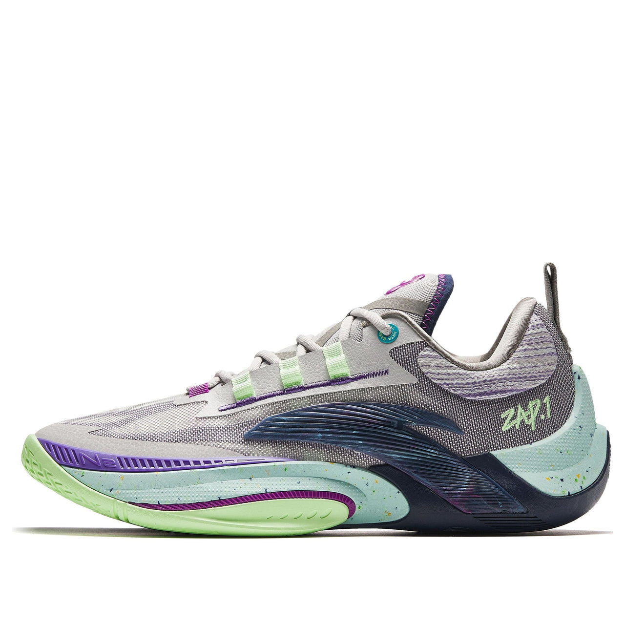 ANTA x Donte DiVincenzo Instant ZAP 1 'Grey Purple Green' 912411110Q-6