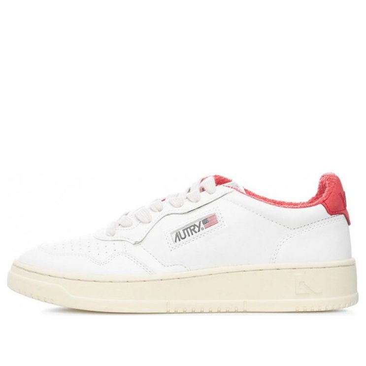 (WMNS) Autry Medalist Leather Low 'Sport White Red' AULW-SP01
