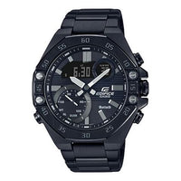 CASIO Bluetooth Waterproof EDIFICE Sports Sapphire Crystal Solar Powered Mens Black Analog/Digital Combo ECB-10YDC-1APR