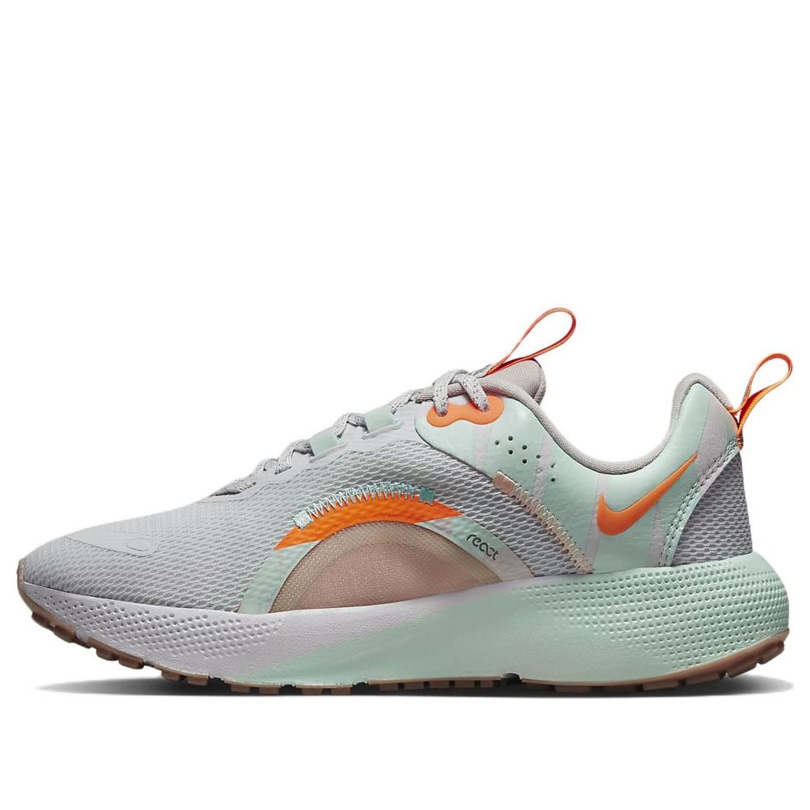(WMNS) Nike React Escape Run 2 Premium 'Light Grey Orange' DQ4363-001