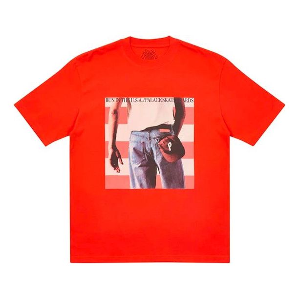 PALACE Born to Bun Printing Casual Short Sleeve Unisex Red P20TS072