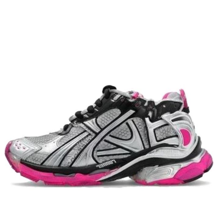 (WMNS) Balenciaga Runner 'Silver Black Pink' 772767W3RBW9155