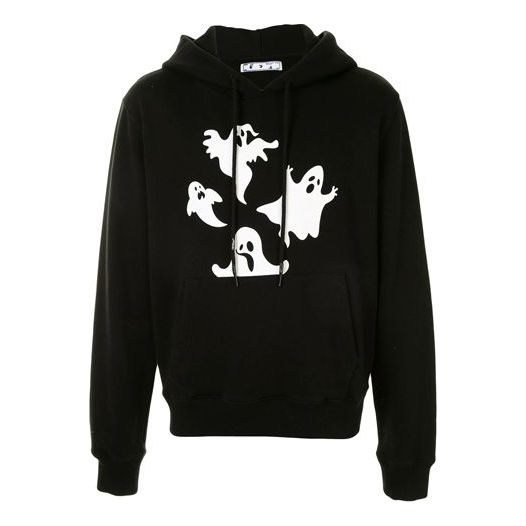 Off-White Ghost Mens Logo Long Sleeve Sweater OMBB034E20FLE0061001