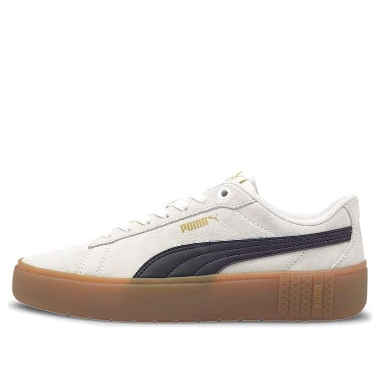 (WMNS) PUMA Smash Platform V2 SD 'White Black Gum' 373037-07